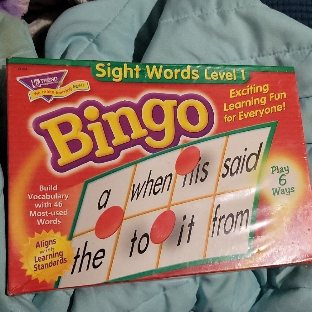 Trend Enterprises Sight Words Bingo Game